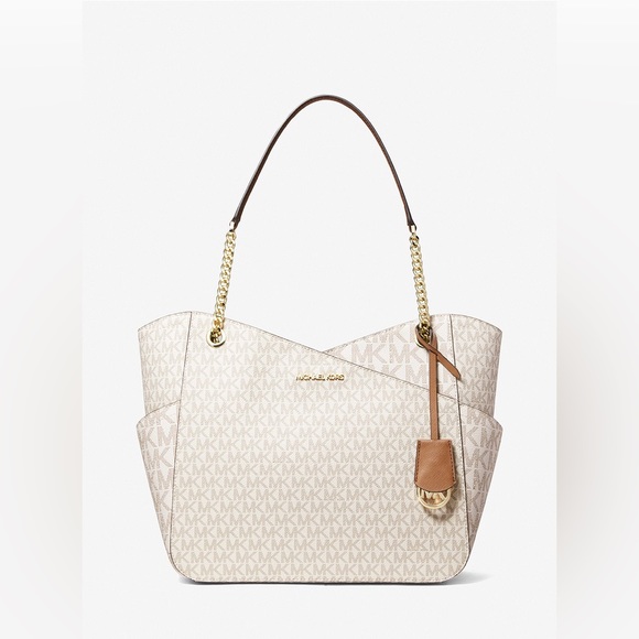 Michael Kors Handbags - 🤍New🤍 Michael Kors Jet Set Large Logo Shoulder Bag